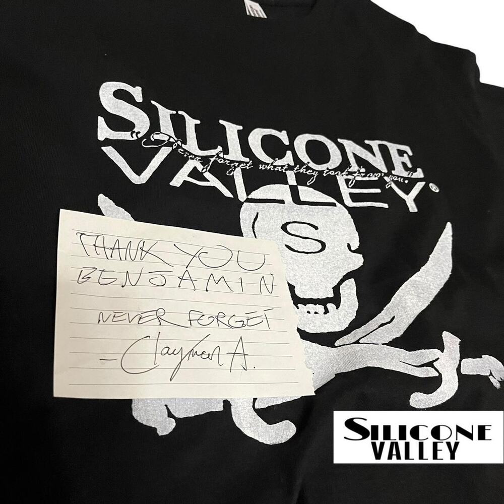 Sillicone Valley Hand Pressed 1/25 Tshirt (first release)